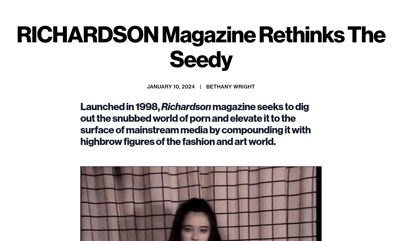 Thumbnail of RICHARDSON Magazine Rethinks The Seedy | 032c