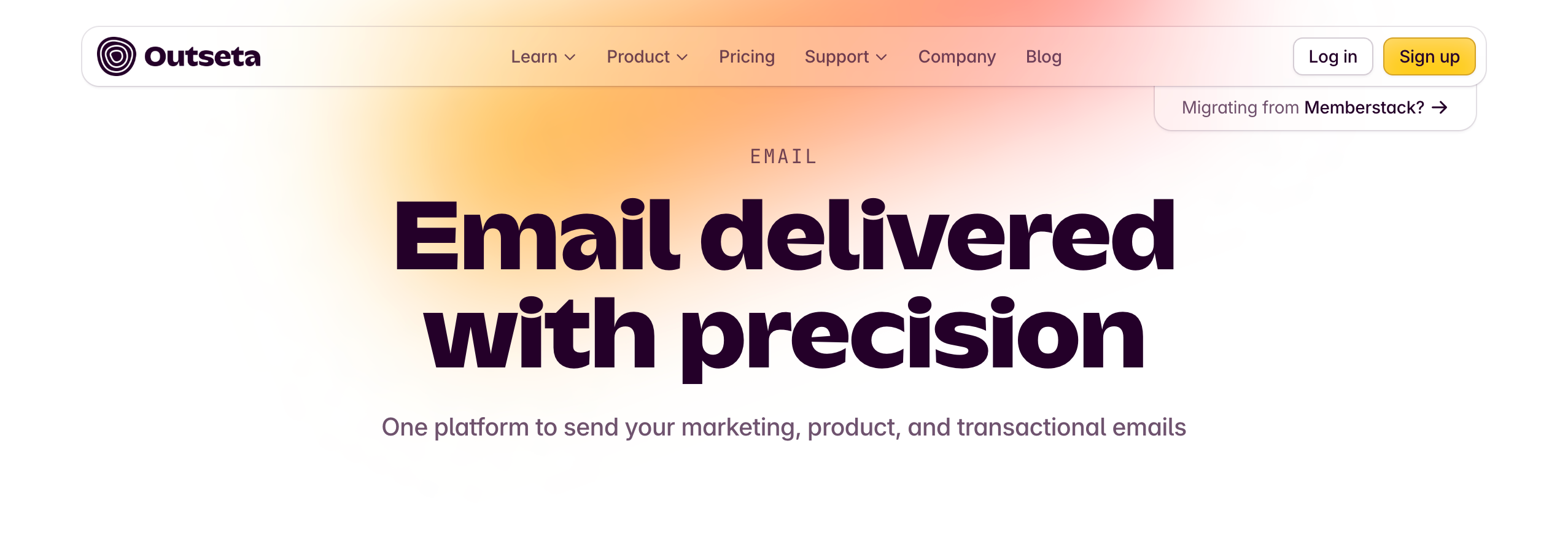 Thumbnail of Email for SaaS & memberships | Outseta