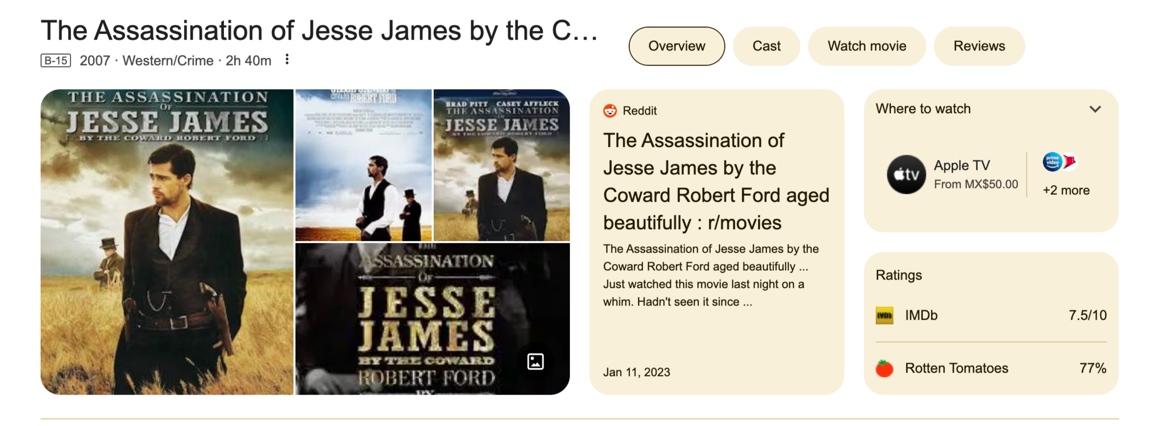 Thumbnail of Google Search
