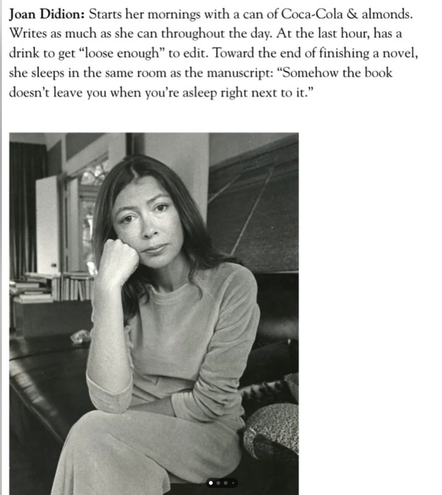 Thumbnail of the rituals of famous creative women