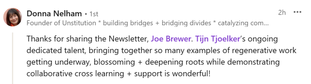 Thumbnail of Bioregional Weaving Labs Spring Newsletter | Joe Brewer