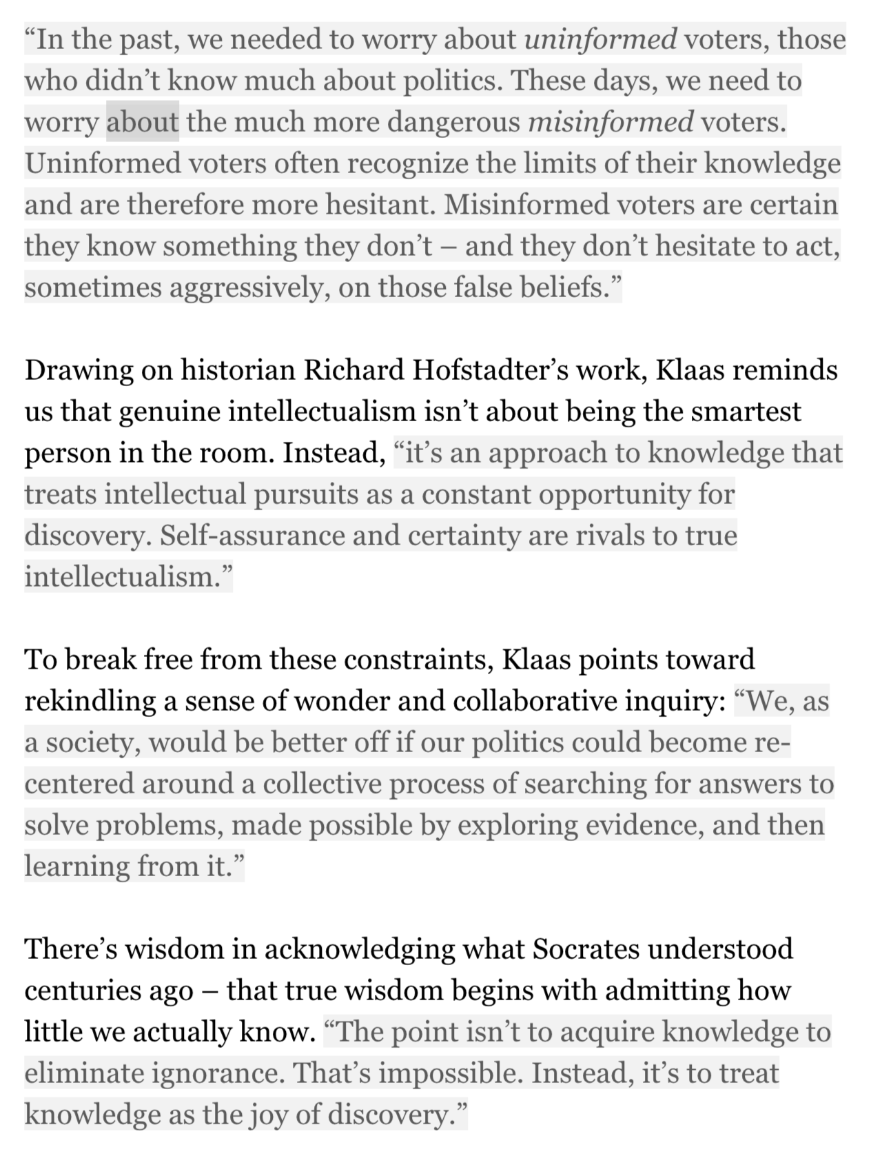 Thumbnail of Dense Discovery – Issue 333 / Knowingness: a modern disease