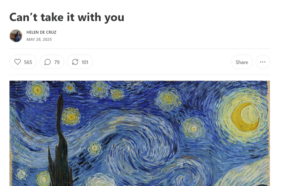 Thumbnail of Can’t take it with you