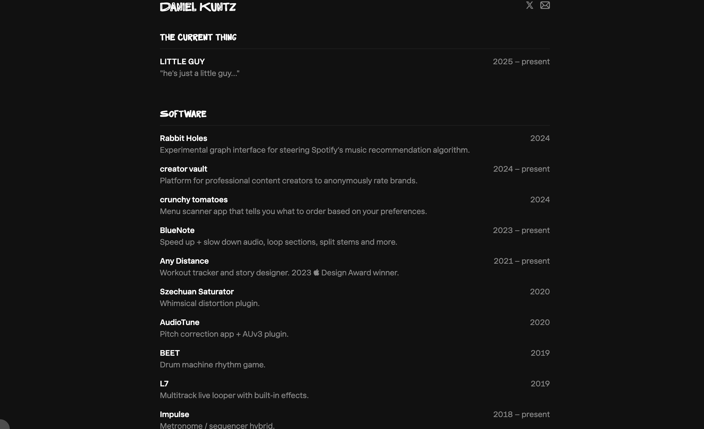 Thumbnail of Daniel Kuntz