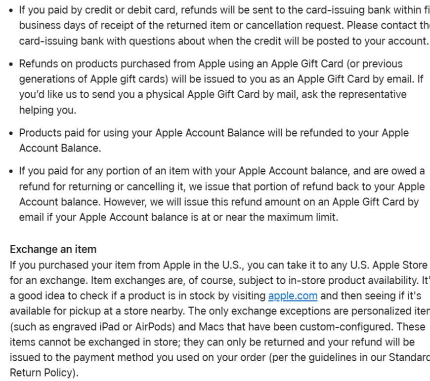Thumbnail of Returns & Refunds - Shopping Help