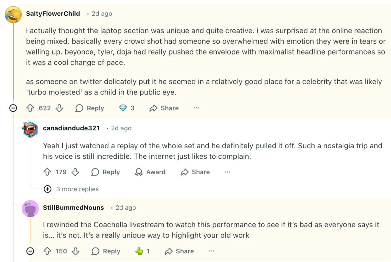 Thumbnail of Justin Bieber’s Coachella set was really weird