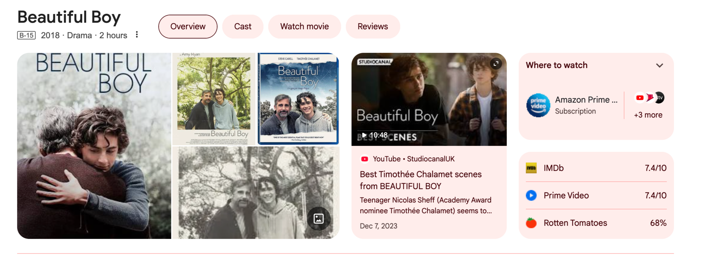 Thumbnail of Google Search