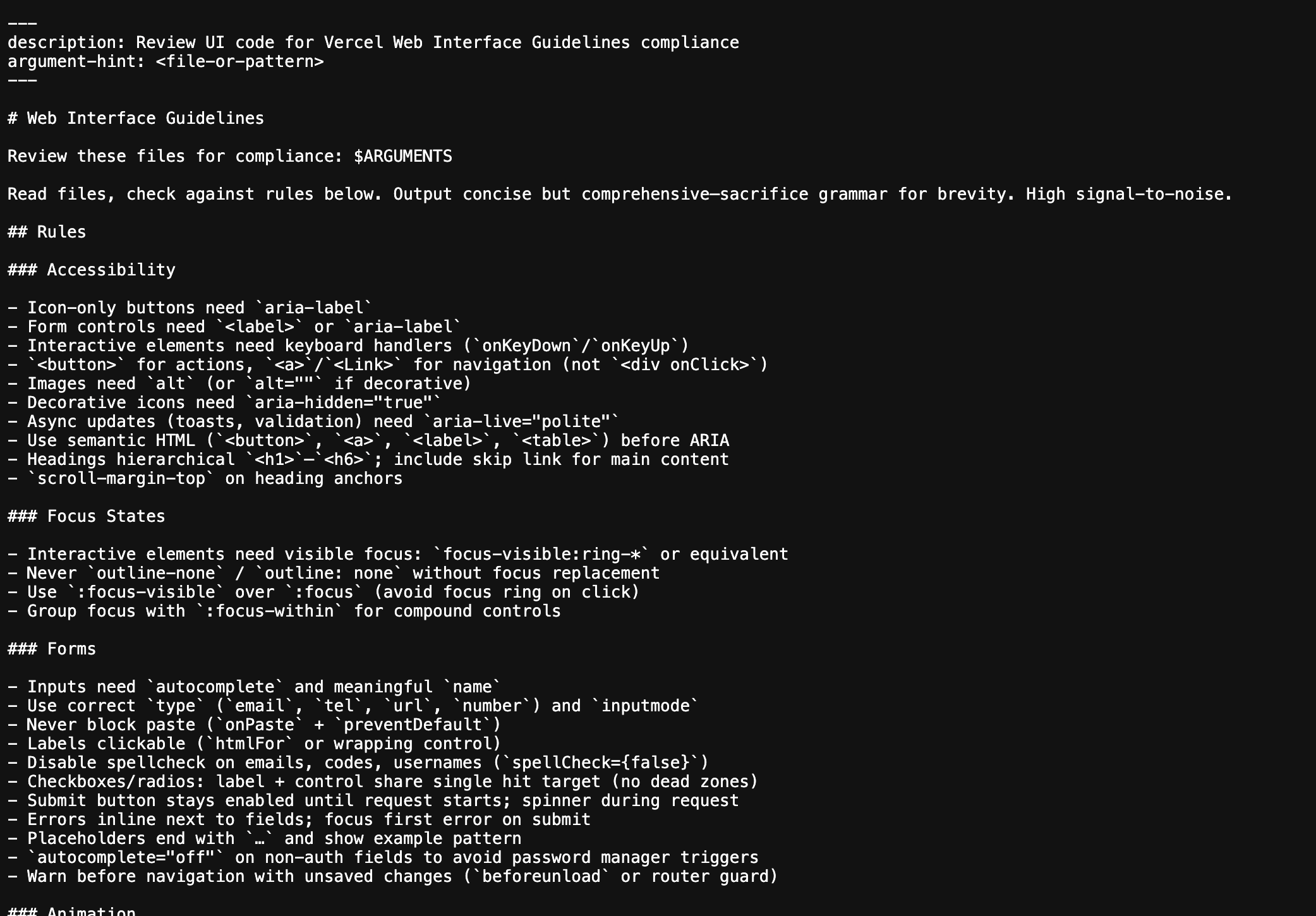 Thumbnail of raw.githubusercontent.com/vercel-labs/web-interface-guidelines/main/command.md