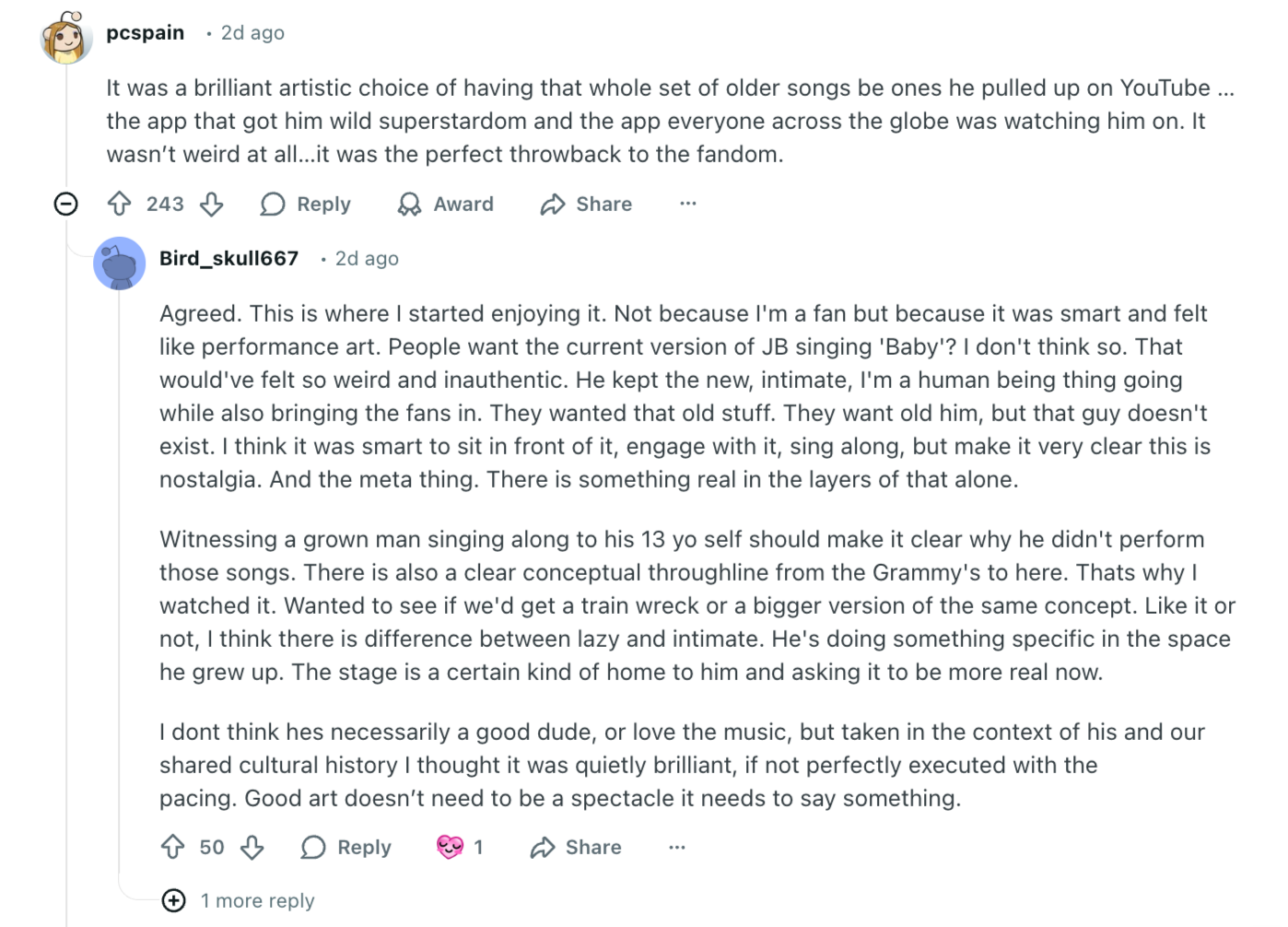 Thumbnail of Justin Bieber’s Coachella set was really weird