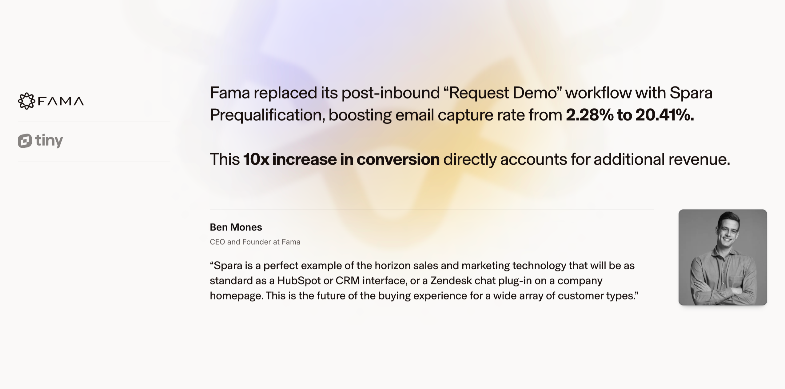 Thumbnail of AI-Powered Inbound Conversion Platform for Enterprise Sales – Spara