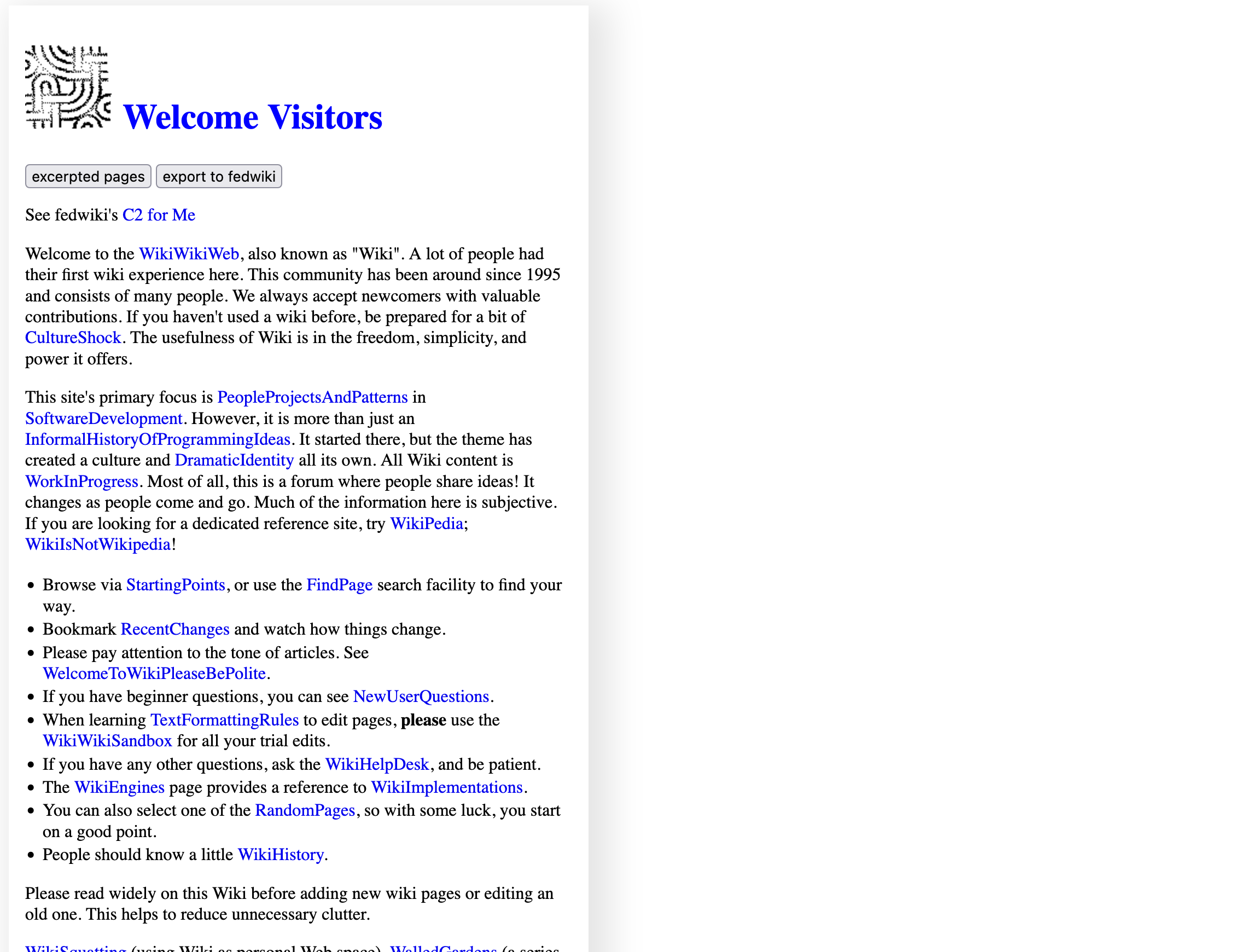 Thumbnail of C2 wiki