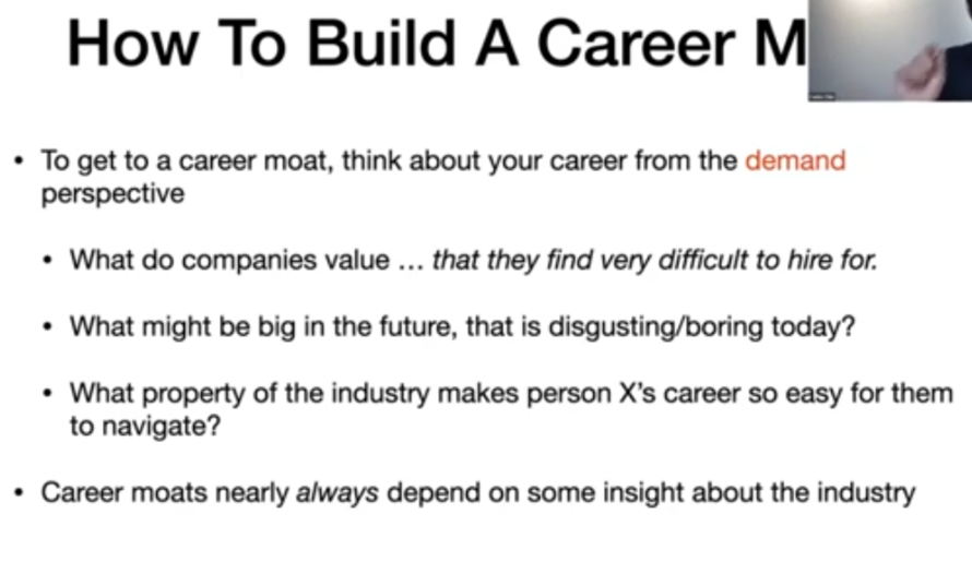 Thumbnail of Friday Hacks #218: How to Build a Career Moat