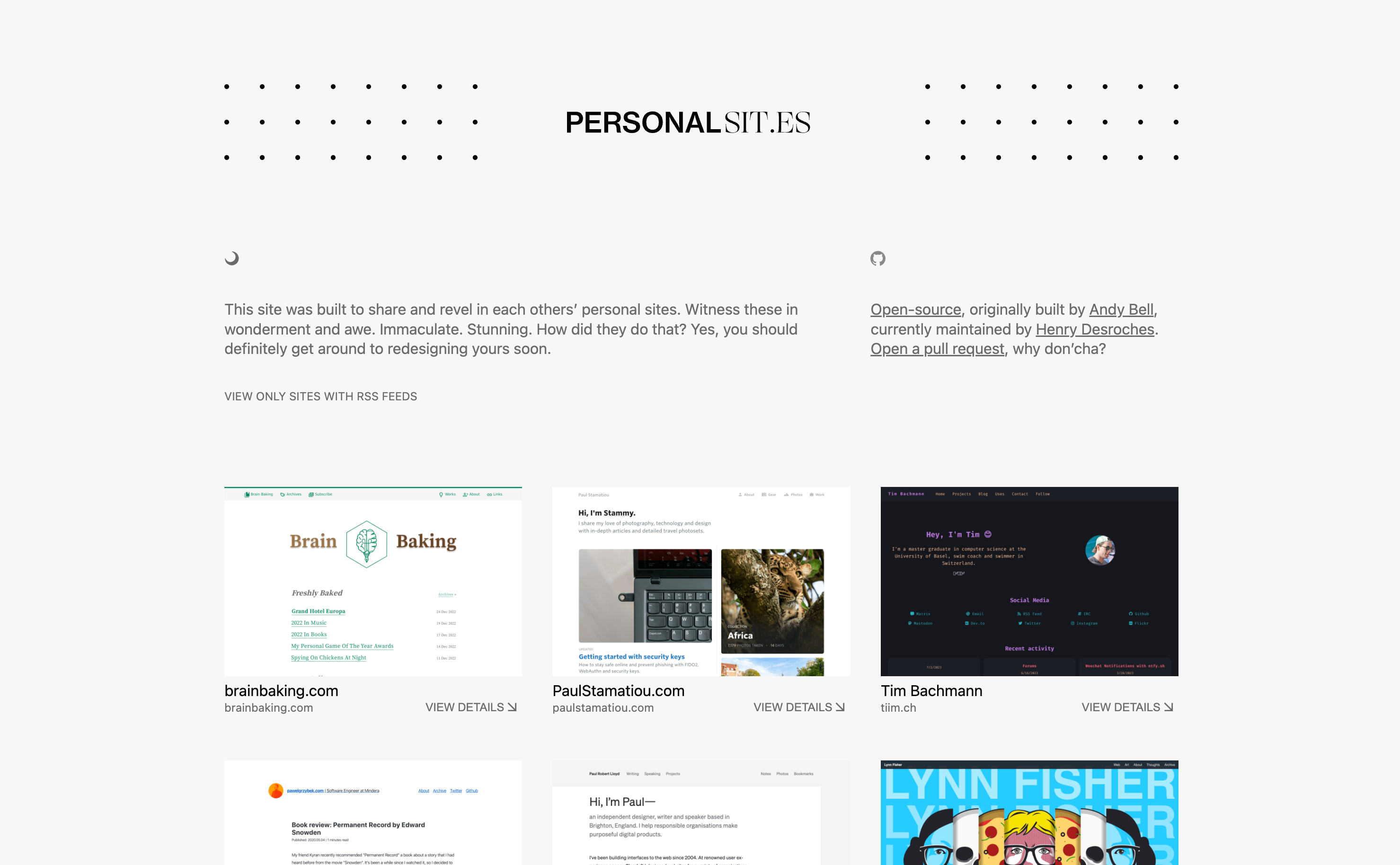 Thumbnail of PersonalSit.es
