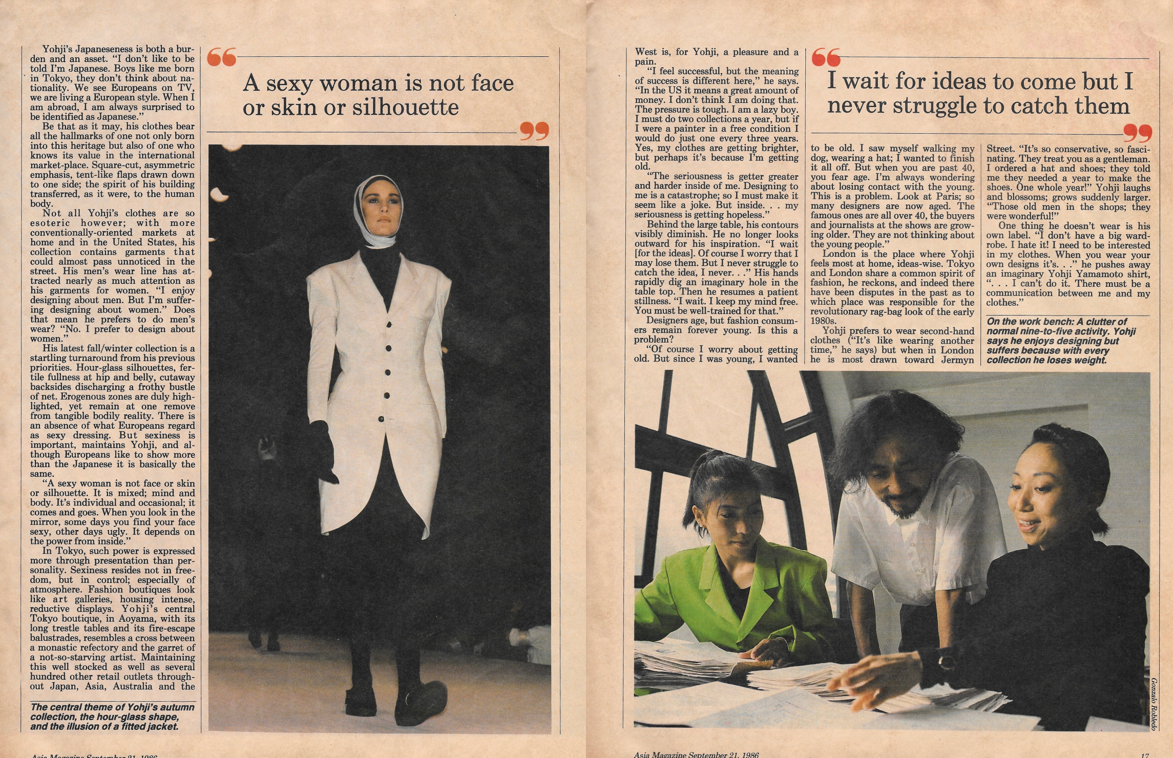 Thumbnail of Yohji Yamamoto: Guru of the Fashion World, 1986 | Fashion Scans | ARCHIVE.pdf
