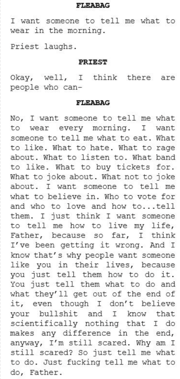 Thumbnail of fleabag confession - Google Search