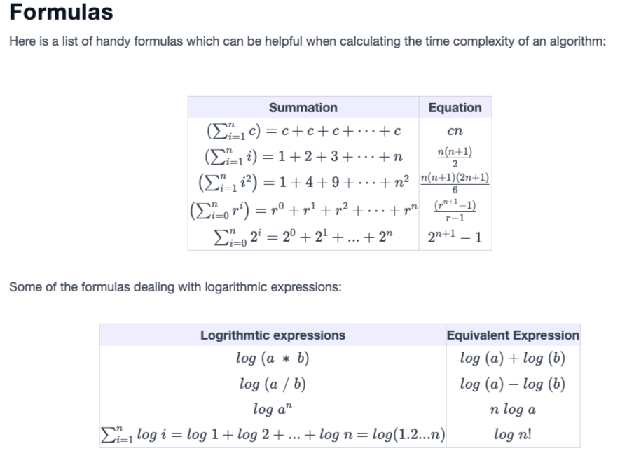 Thumbnail of Useful Formulas