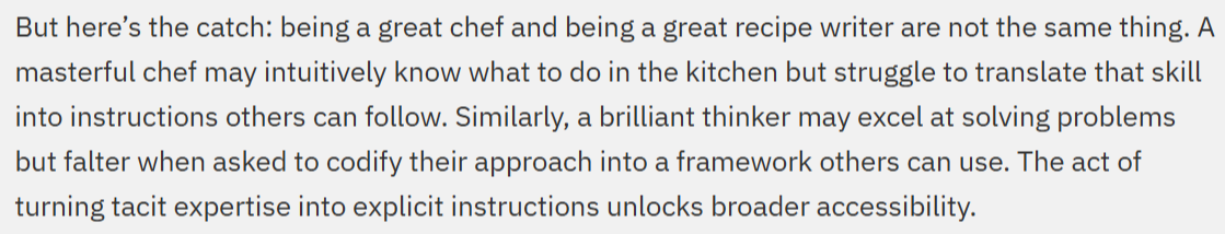 Thumbnail of A Recipe for Thought:Why Structured Frameworks and Generative AI Are the Future of Thinking — Dragonfly Thinking