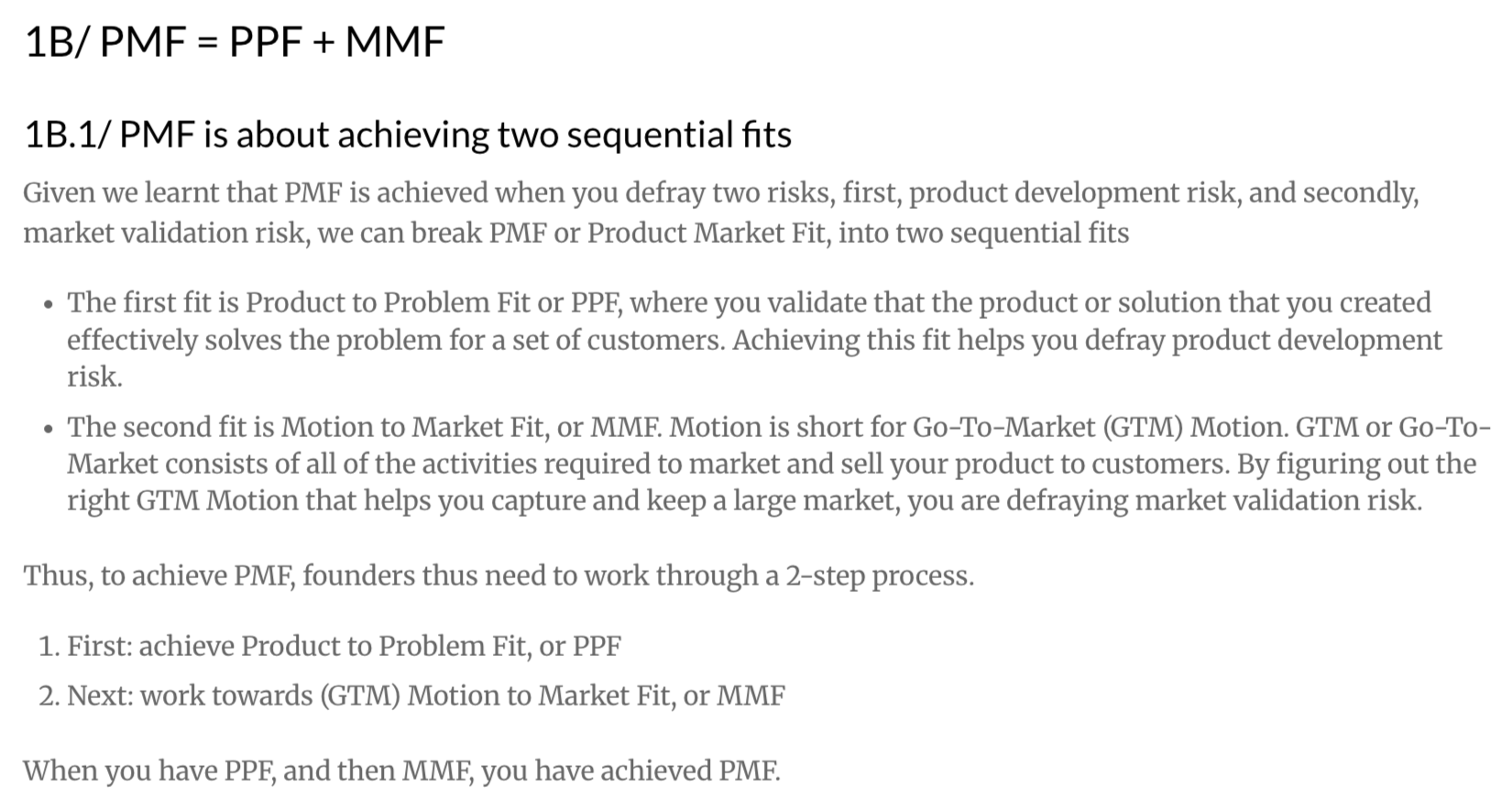 Thumbnail of PMF Playbook: Chapter I – Understanding PMF – Sajith Pai