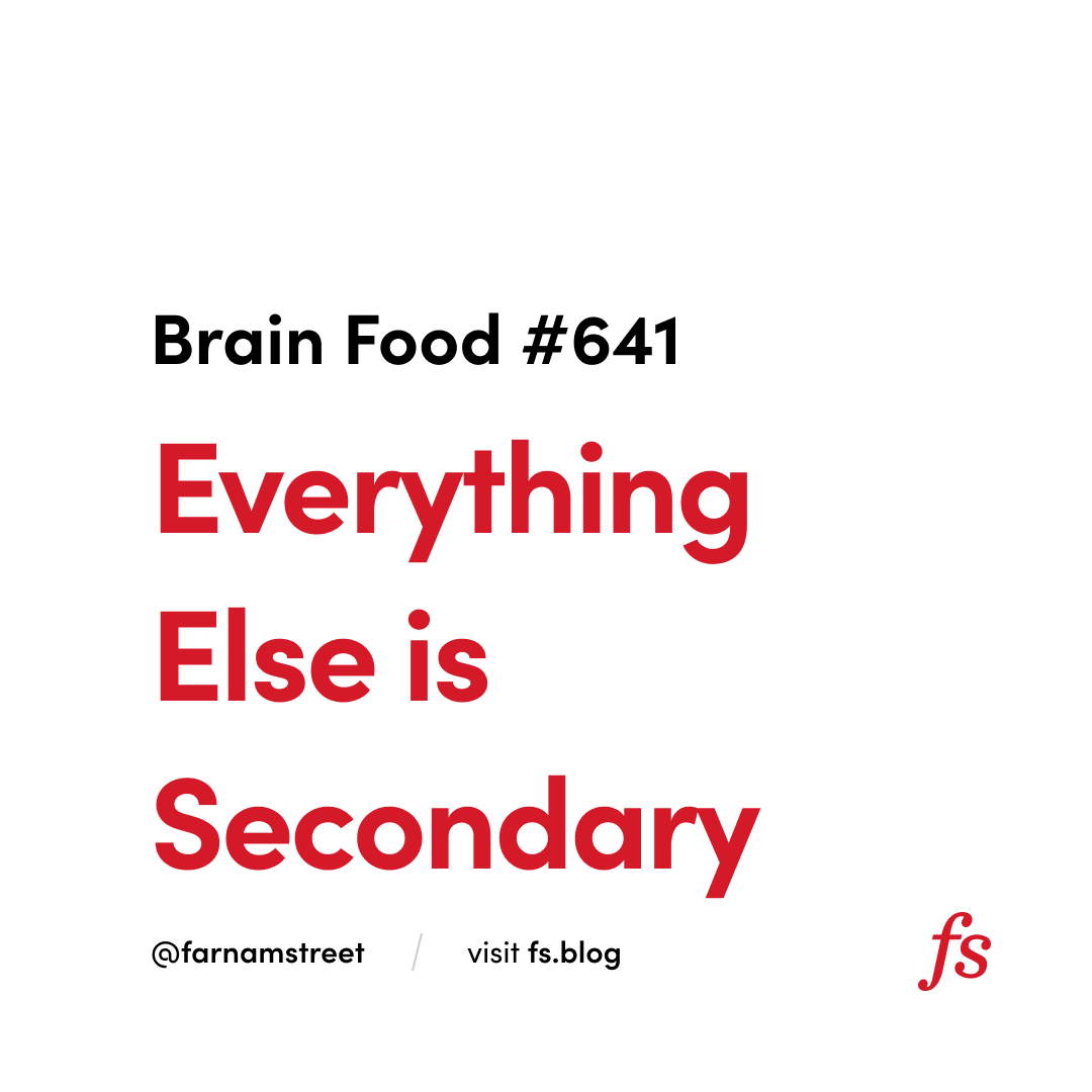 Thumbnail of Everything Else is Secondary