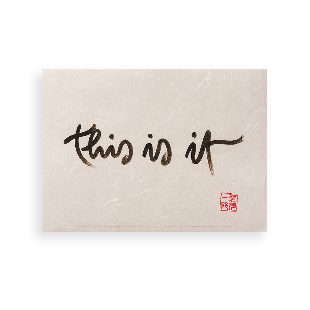 Thumbnail of This Is It - Calligraphy – Parallax Press