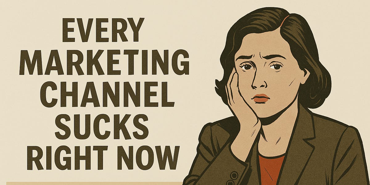 Thumbnail of Every marketing channel sucks right now
