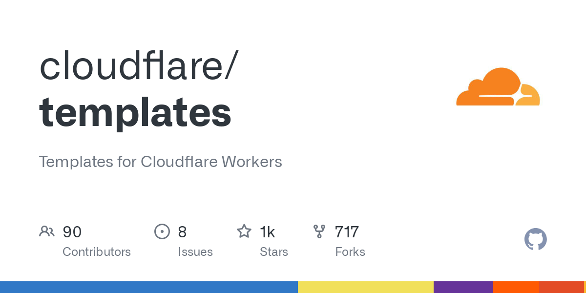 Thumbnail of GitHub - cloudflare/templates: Templates for Cloudflare Workers