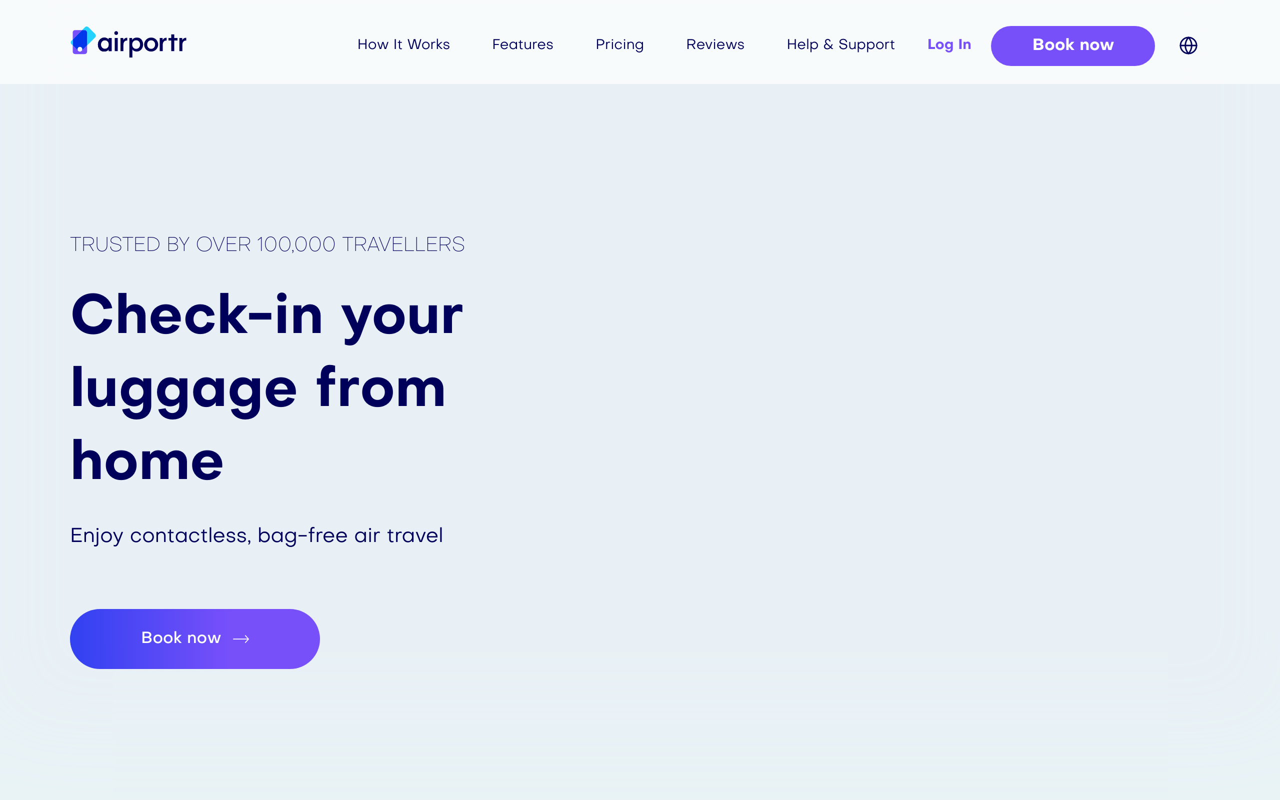 Thumbnail of Check-in your bags from home. Airline and government approved. Let us take the burden of your baggage. - Airportr