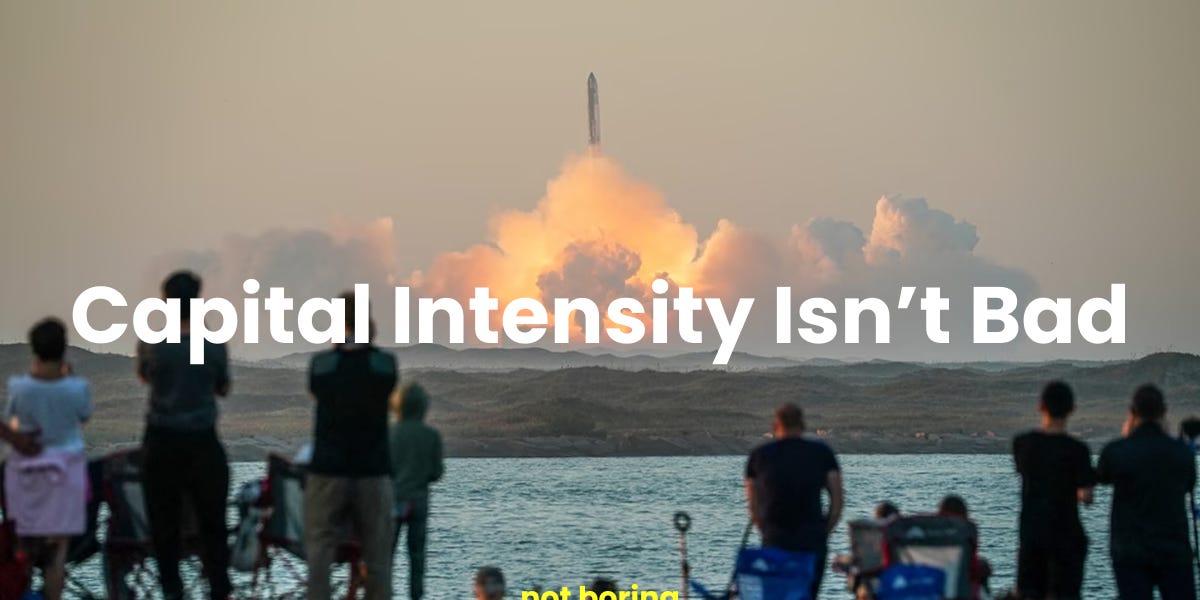 Thumbnail of Capital Intensity Isn't Bad
