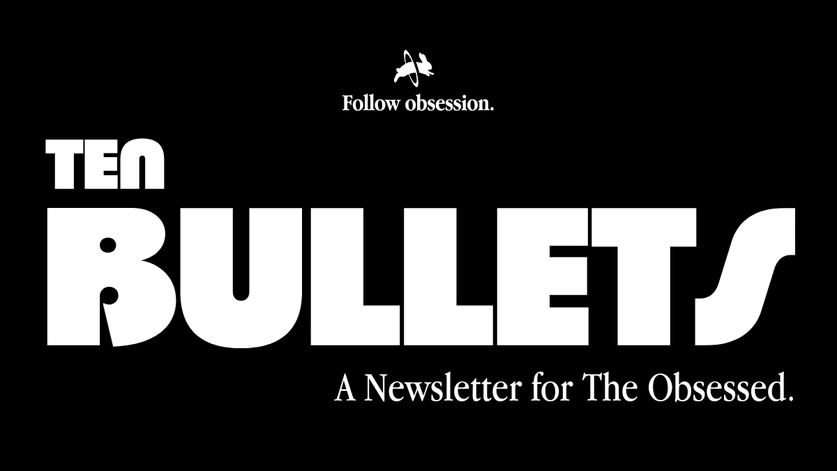 Thumbnail of 🏴 On intensity, intellectual obsessions, and the pain cave. Ten Bullets.