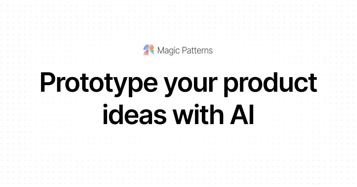 Thumbnail of Get design inspiration and generate React code.