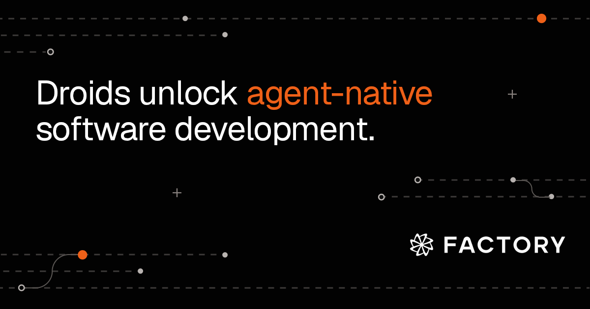 Thumbnail of Factory | Agent-Native Software Development