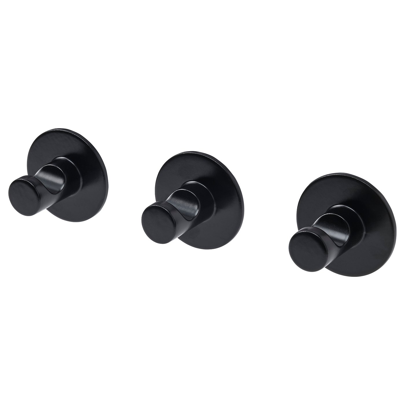 Thumbnail of SKOGHALL hook, self-adhesive, black - IKEA US