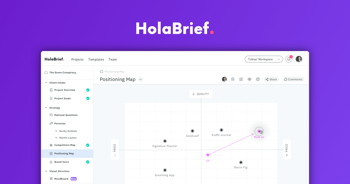 Thumbnail of Pricing / HolaBrief, the go-to Client Discovery Platform