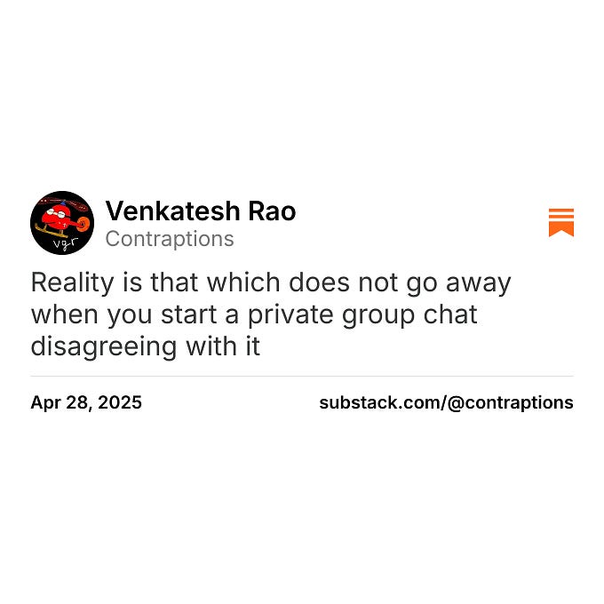 Thumbnail of Venkatesh Rao on Substack