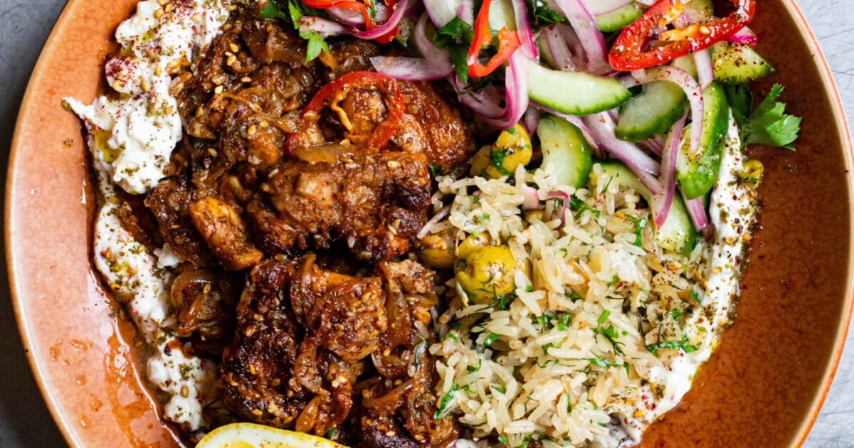 Thumbnail of Za'atar Chicken, Olive Rice & Whipped Feta