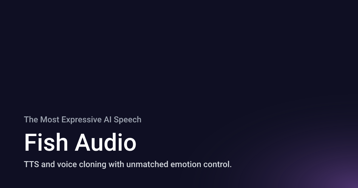 Thumbnail of Fish Audio