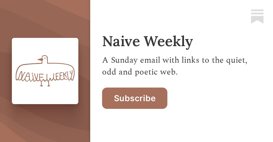 Thumbnail of Naive Weekly | Kristoffer | Substack