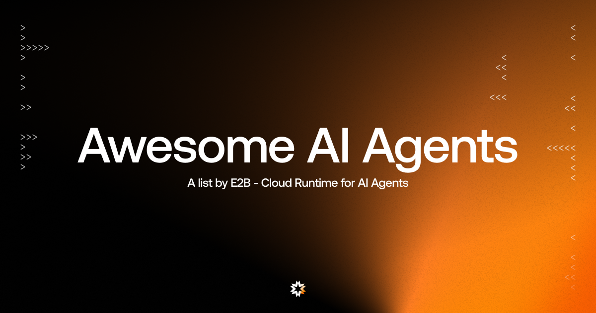 Thumbnail of GitHub - e2b-dev/awesome-ai-agents: A list of AI autonomous agents