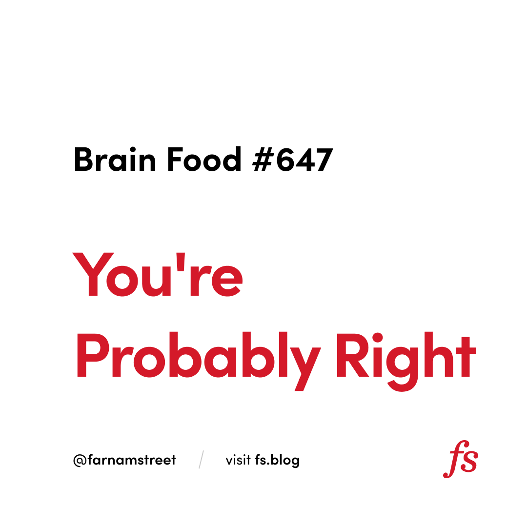 Thumbnail of You're Probably Right