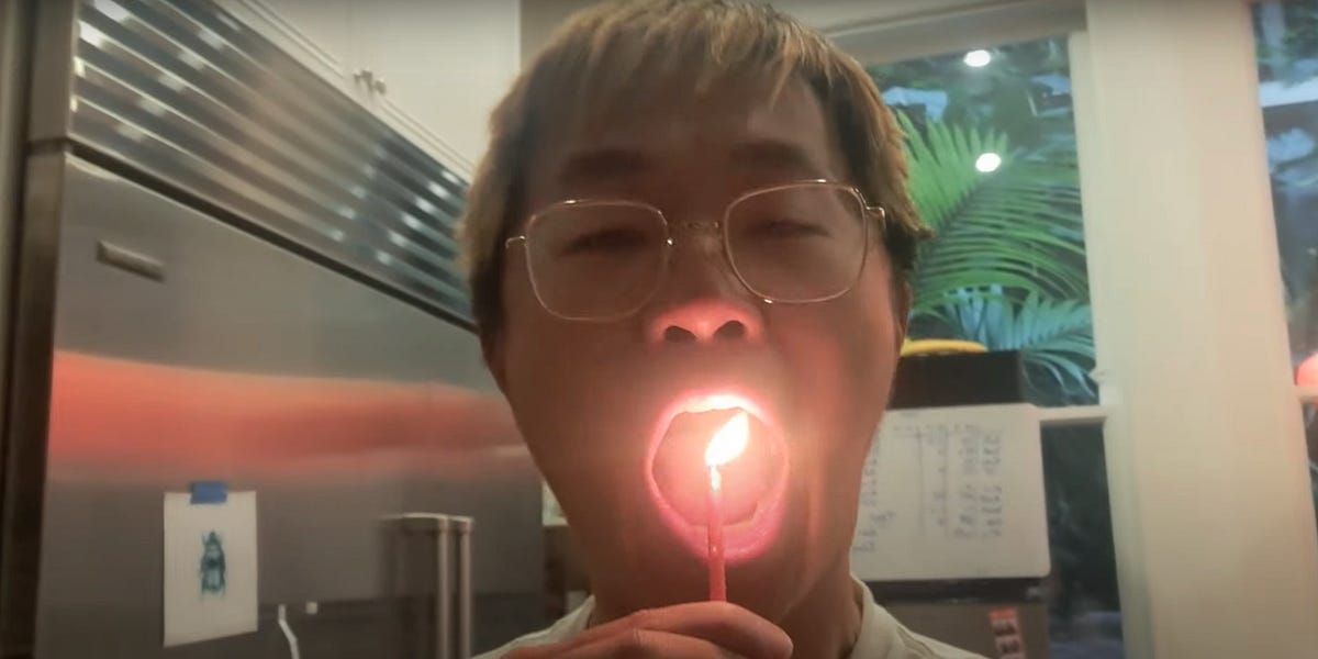 Thumbnail of eating the fire