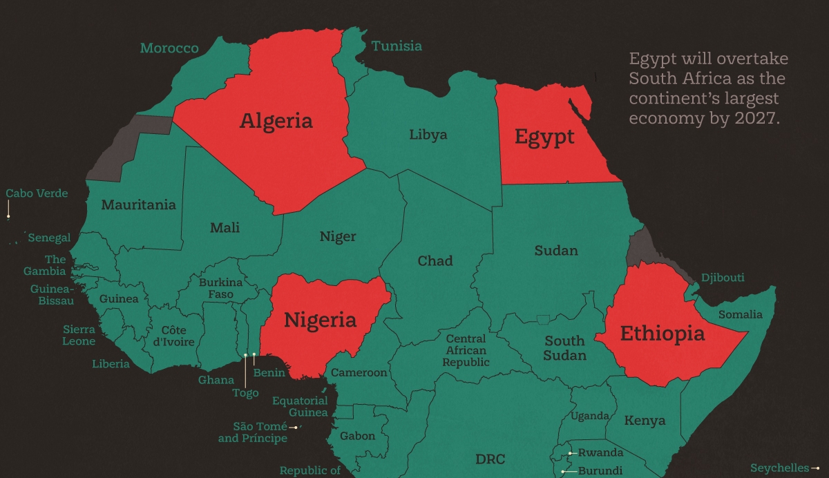 Thumbnail of 🌍 Just Five Countries Are Responsible for Half of Africa’s GDP