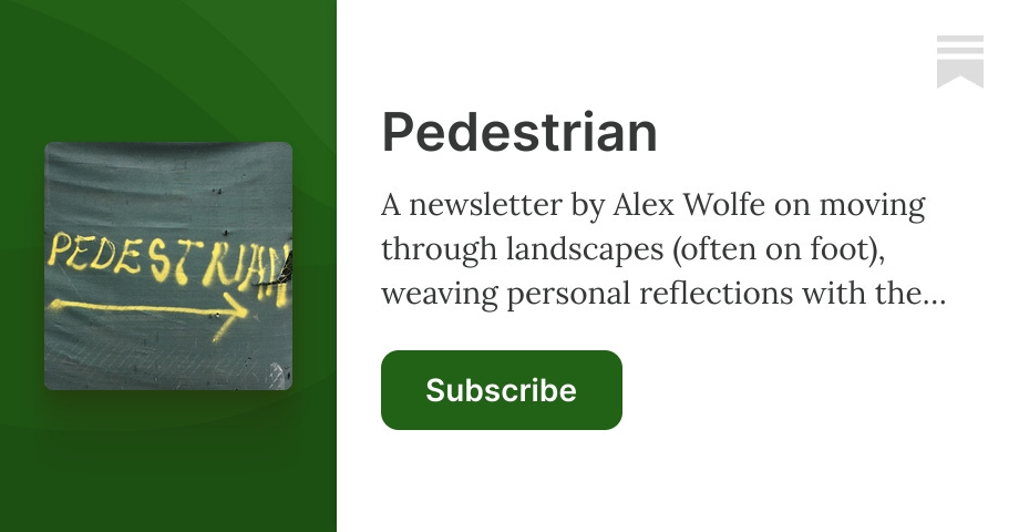 Thumbnail of Pedestrian | Alex Wolfe | Substack