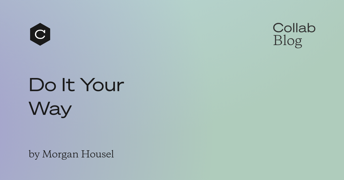 Thumbnail of Your Way Is the Only Way