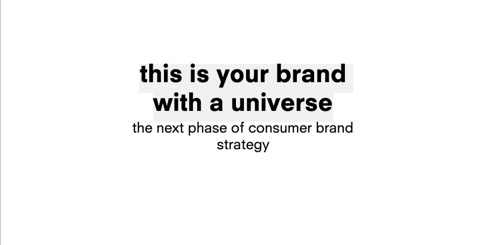 Thumbnail of this is your brand with a universe