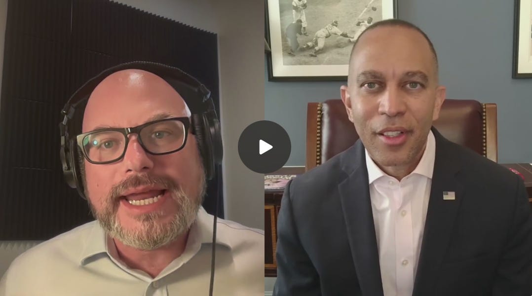 Thumbnail of Hakeem Jeffries on the GOP reconciliation bill and more