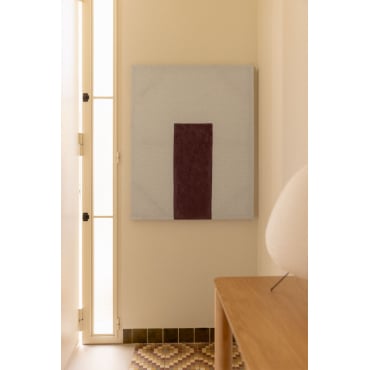 Thumbnail of Dekorative Leinenleinwand mit Gipsstruktur (80x100 cm) Antia