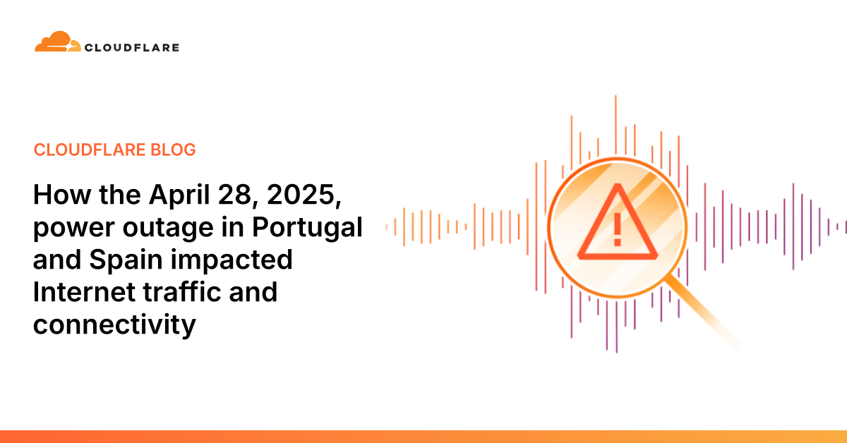 Thumbnail of How the April 28, 2025, power outage in Portugal and Spain impacted Internet traffic and connectivity