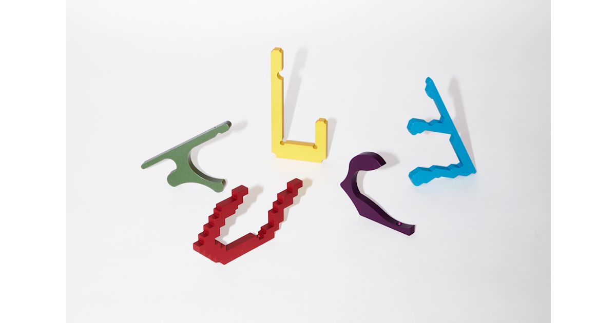 Thumbnail of Hooked Set of 5 Hooks, Multi — Hem