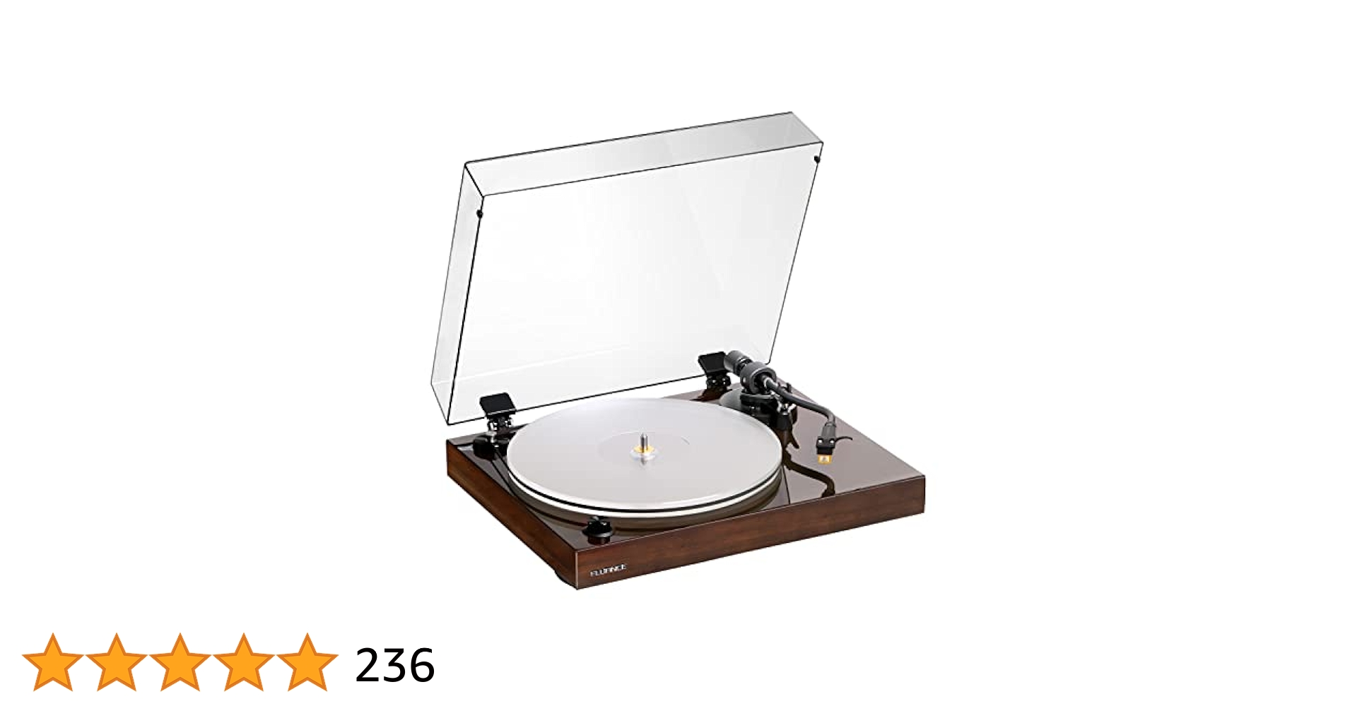 Thumbnail of Fluance RT85N Reference High Fidelity Vinyl Turntable Record Player with Nagaoka MP-110 Cartridge, Acrylic Platter, Speed Control Motor, High Mass MDF Wood Plinth, Vibration Isolation Feet - Walnut