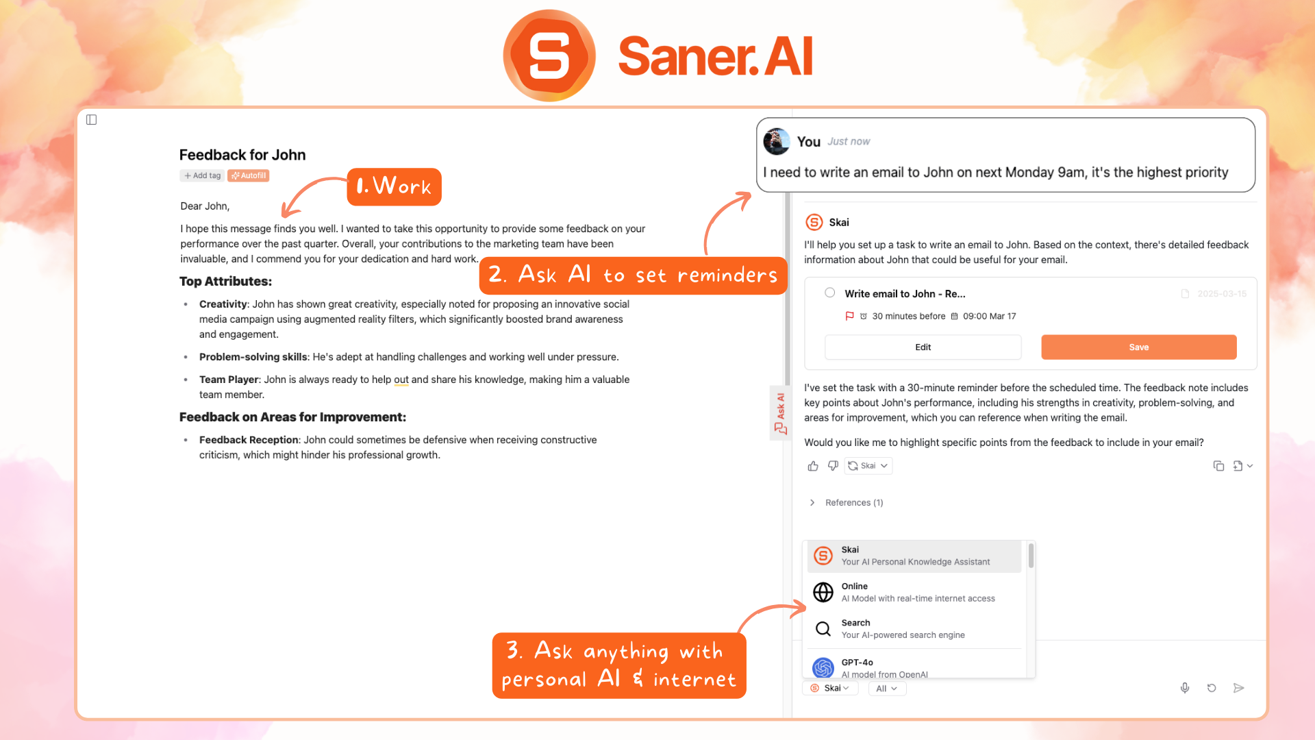 Thumbnail of Saner.AI - AI Assistant for ADHDers